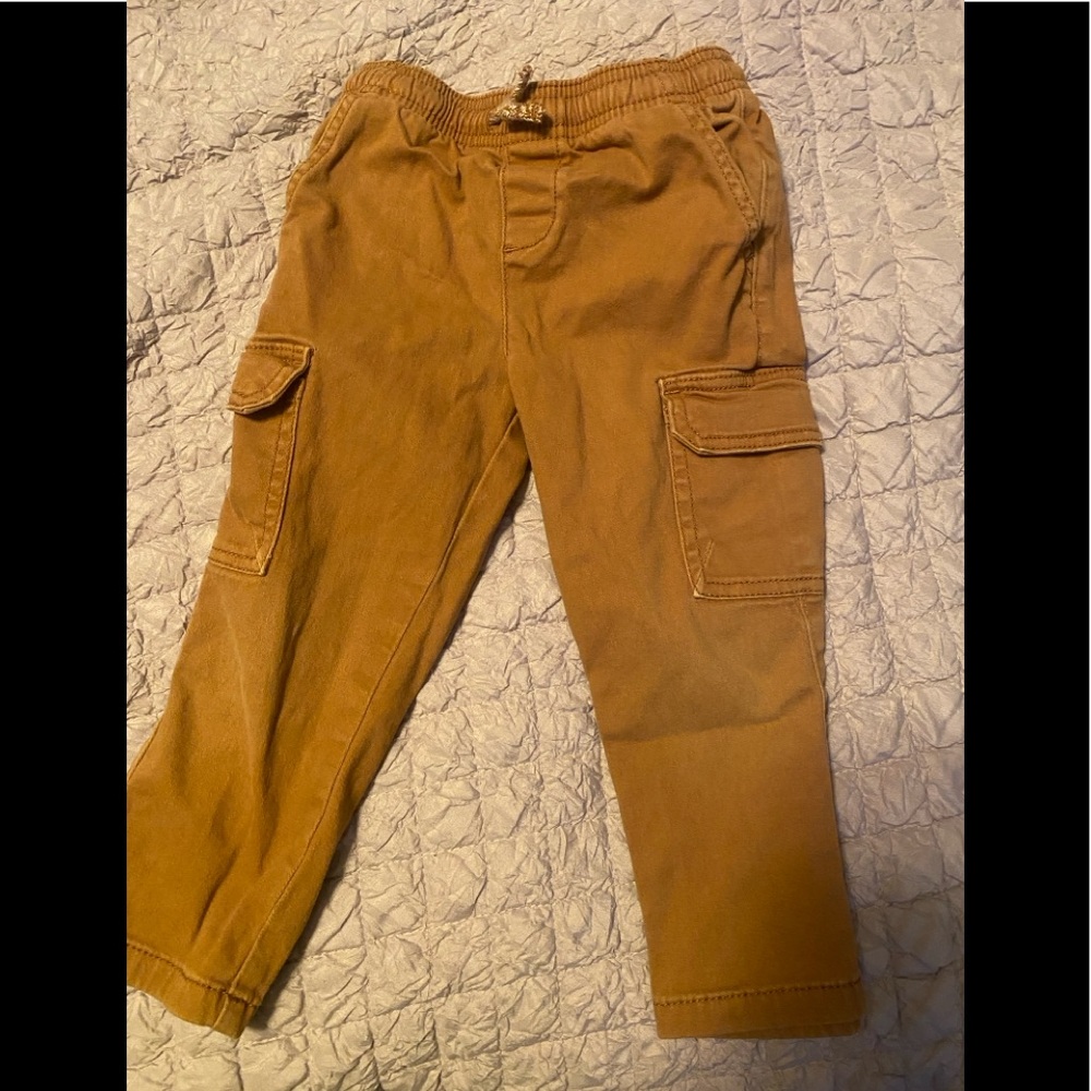 Cargo dark khaki pants